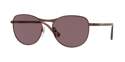 PERSOL PO1002S POLARIZED 1124AF MEN'S SUNGLASSES BROWN SIZE 54