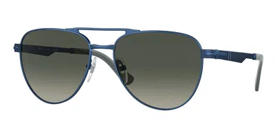Persol Po1003s Asian Fit 115271 Men's Sunglasses Blue Size 58