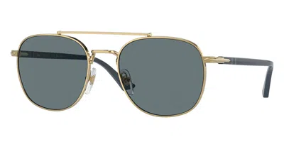 Persol Po1006s Polarized 515/3r Men's Sunglasses Gold Size 55
