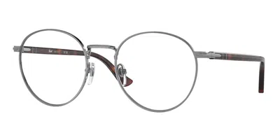 Persol Po1008v 513 Men's Glasses Gunmetal Size 52 - Free Lenses - Blue Light Block Available In Metallic