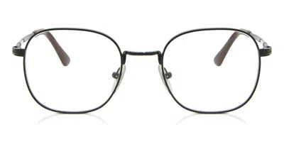 Persol Po1009s Asian Fit Men's Glasses, Black, Size 52