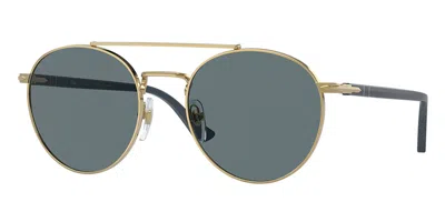 Persol Po1011s Asian Fit Polarized 515/3r Men's Sunglasses Gold Size 52