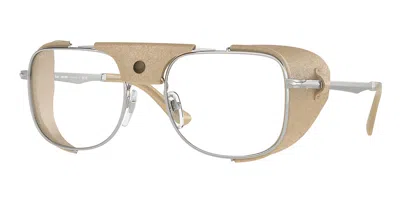 Persol Po1013sz Men's Glasses, Silver, Size 53