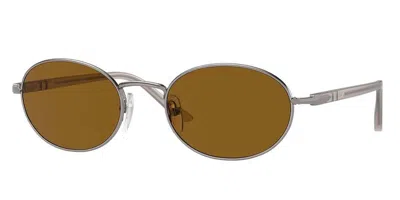 PERSOL PO1018S IDA 513/33 MEN'S SUNGLASSES GUNMETAL SIZE 52