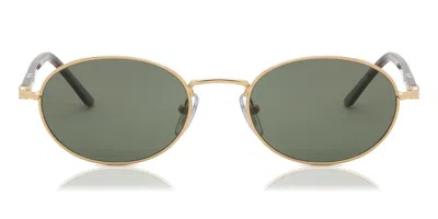 Persol Po1018s Ida Polarized 515/58 Men's Sunglasses Gold Size 52