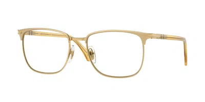 Persol Po1021v 1129 Men's Glasses Gold Size 53 - Free Lenses - Blue Light Block Available