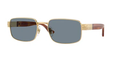 Persol Po1022s 113256 Occhiali Da Sole Oro Per Uomo In Gray