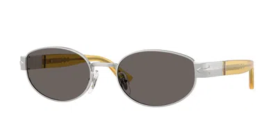 Persol Po1024s 518/b1 Occhiali Da Sole Argentati Per Uomo In Silver