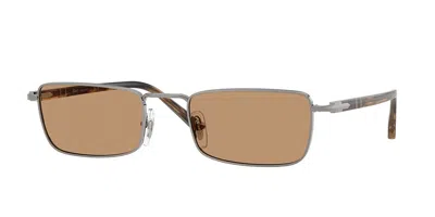 Persol Po1025s 513/53 Occhiali Da Sole Gunmetal Per Uomo In Gray
