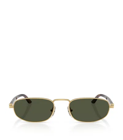 Persol Po1028s Pillow Sunglasses In Gold
