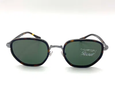 Pre-owned Persol Po2471s Sunglasses 513/31 Havana/green Lens 50mm