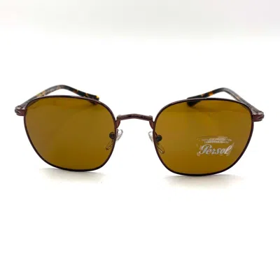 Pre-owned Persol Po2476s Sunglasses 1081/33 Brown/brown Lens 52mm