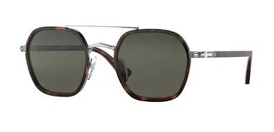 Pre-owned Persol Po2480s 513 58 Havana Green Polarized Polarized 50 Mm Unisex Sunglasses