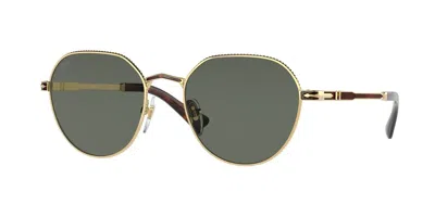 Persol Po2486s Polarized 110958 Occhiali Da Sole Oro Per Uomo In Green