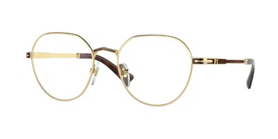 Persol Po2486v 1109 Men's Glasses Gold Size 51 - Free Lenses - Blue Light Block Available In Green