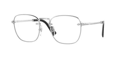 Persol Po2490v 518 Men's Glasses Silver Size 50 - Free Lenses - Blue Light Block Available