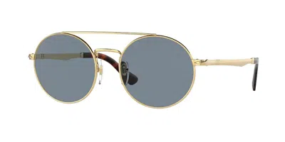 Persol Po2496s 515/56 Men's Sunglasses Gold Size 52 In Transparent