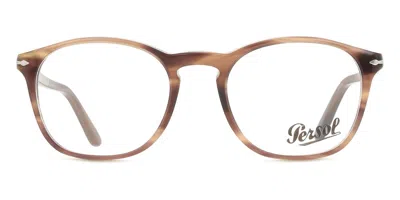 Persol Po3007v Men's Glasses, Brown, Size 50