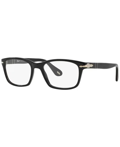 Persol Po3012v Men's Square Eyeglasses In Black