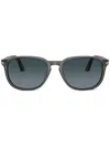 Persol Po3019s Glasses In Light Blue Gradient Dark Blue