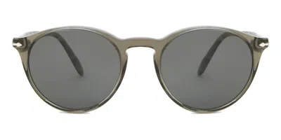 Persol Po3092sm Polarized 121948 Men's Sunglasses Grey Size 50 In Gray