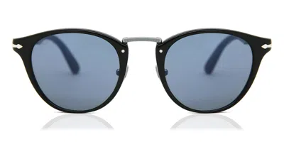Persol Po3108s/s Typewriter 95/56 Men's Sunglasses Black Size 49