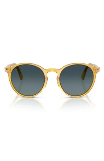 Persol Po3171s 52mm Polarized Phantos Sunglasses In Yellow