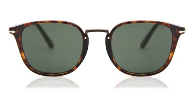 Persol Po3186s 24/31 Men's Sunglasses Tortoiseshell Size 51 In Brown