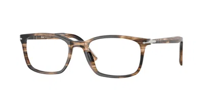 Persol Po3189v 1236 Occhiali Da Vista Marroni Per Uomo (solo Montatura)
