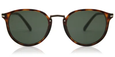 Persol Po3210s 24/31 Men's Sunglasses Tortoiseshell Size 51 In Green