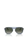 Persol Unisex Sunglasses Po3235s In Transparent Navy