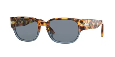 Persol Po3245s 112056 Occhiali Da Sole Tartarugatishell Per Uomo In Gray