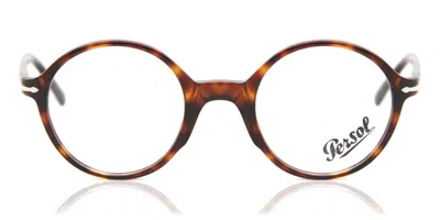 Persol Po3249v 24 Men's Glasses Tortoiseshell Size 47 - Free Lenses - Blue Light Block Available In Brown