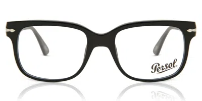 Persol Po3252v 95 Men's Glasses Black Size 52 - Free Lenses - Blue Light Block Available