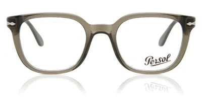 Persol Po3263v 1103 Men's Glasses Grey Size 52 - Free Lenses - Blue Light Block Available In Gray