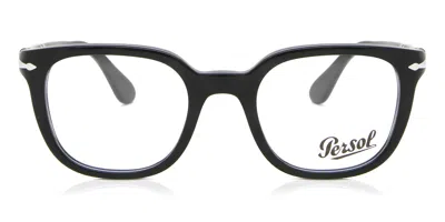 Persol Po3263v 95 Men's Glasses Black Size 52 - Free Lenses - Blue Light Block Available