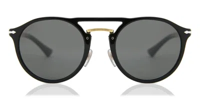 Persol Po3264s Polarized 95/48 Occhiali Da Sole Neri Per Uomo In Green