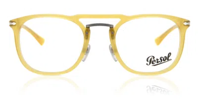 Persol Po3265v 204 Men's Glasses Brown Size 48 - Free Lenses - Blue Light Block Available In Gold
