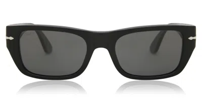 Persol Po3268s Polarized 95/48 Men's Sunglasses Black Size 53