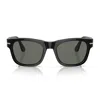 Persol Po3269s Rectangular Black Acetate Sunglasses In Black