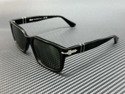 Pre-owned Persol Po3272s 95 31 Black Green Men's 53 Mm Sunglasses