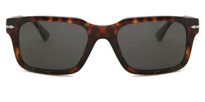 Persol Po3272s Polarized 24/48 Men's Sunglasses Tortoiseshell Size 55 In Brown