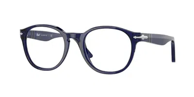 Persol Po3284v 181 Women's Glasses Blue Size 50 - Free Lenses - Blue Light Block Available