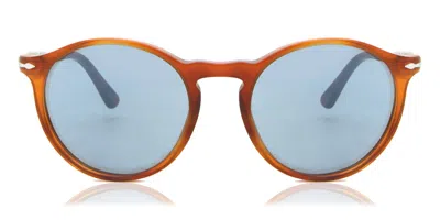 Persol Po3285s 96/56 Men's Sunglasses Brown Size 52 In Blue