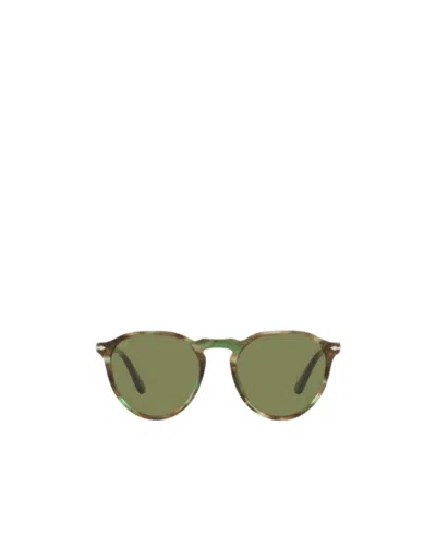 Persol Po3286s Pantos-frame Sunglasses In Green