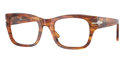 Persol Po3297v Men's Glasses, Brown, Size 50