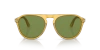 Persol Pilot Frame Sunglasses In Green