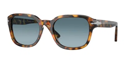 Persol Po3305s Polarized 1052s3 Men's Sunglasses Tortoiseshell Size 54 In Brown