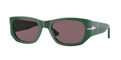 Persol Po3307s Polarized 1171af Men's Sunglasses Green Size 52
