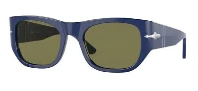 Pre-owned Persol Po3308s 1170p1 Blue Green Polarized 51 Mm Unisex Sunglasses